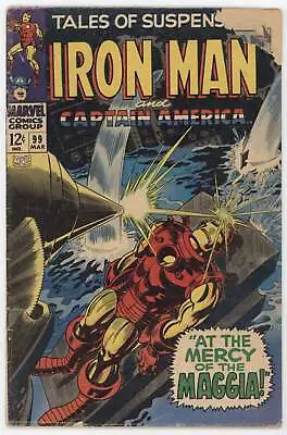 Buy Tales Of Suspense 99 Marvel 1968 GD Iron Man Captain America Black Panther • 10.44£