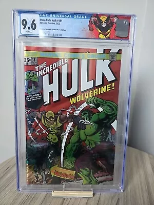 Buy Hulk #181 CGC 9.6 (NOT 9.8) 🔥 LIMITED CON EDITION 1000 🔥 1st App Of WOLVERINE  • 115.99£