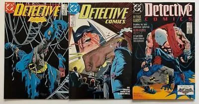 Buy Batman Detective Comics #596, 597 & #598 (DC 1989) FN+ To VF Condition Issues. • 24.95£