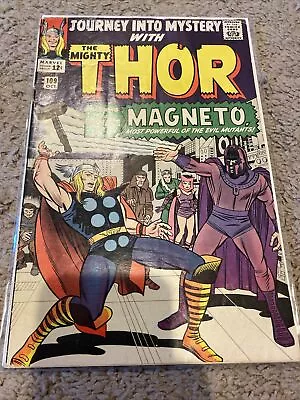 Buy Journey Into Mystery Thor 109 1964 VG- 3.5 • 39.98£