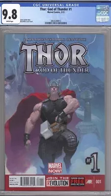 Buy Thor God Of Thunder 1 Cgc 9.8 1st Appearance Of King Thor (2013) • 37.93£