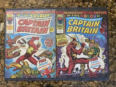 Buy Captain Britain #1  & #2 • 65£