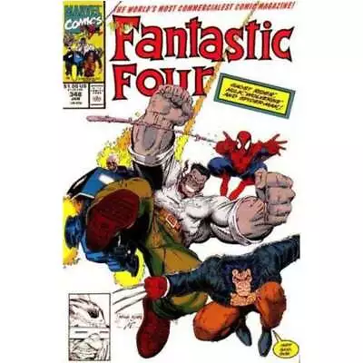 Buy Fantastic Four (1961 Series) #348 In NM Minus Condition. Marvel Comics [b~ • 6.02£