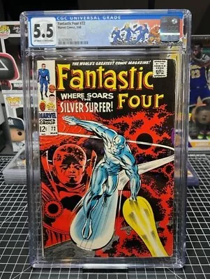 Buy Fantastic Four 72 - CGC 5.5 With Custom Fantastic Four Label • 157.27£