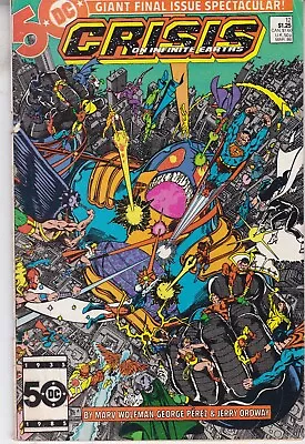 Buy Dc Comics Crisis On Infinite Earths #12 Mar 1986 Reader Copy 1st App Wally Flash • 8.99£