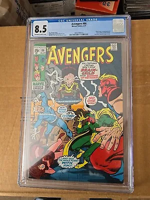 Buy Avengers #86 CGC 8.5 Ow/w Pages 1st Brain Child And Origin • 79.94£