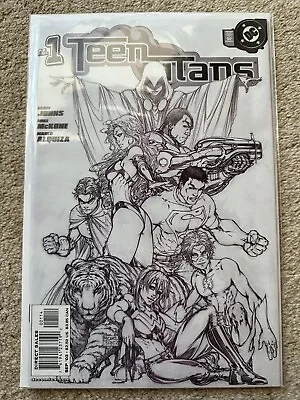 Buy Teen Titans #1, 4th Printing Michael Turner Sketch Variant NM • 6.50£