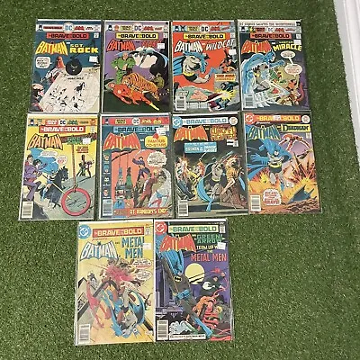 Buy Brave & The Bold 1970's D.c. Lot Of 10 124 125 127 128 129 130 132 133 135 136 • 59.15£