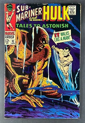 Buy Tales To Astonish (1959) #92 VG (4.0) Silver Surfer App 1st It, The Silent One  • 15.88£