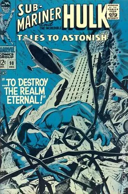 Buy Tales To Astonish #98 VG+ 4.5 1967 Stock Image • 12.25£