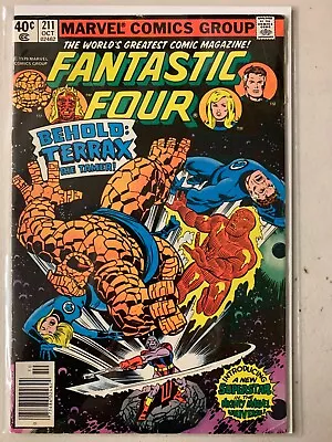 Buy Fantastic Four #211 Newsstand, 1st Appearance Terrax The Tamer 5.0 (1979) • 9.59£