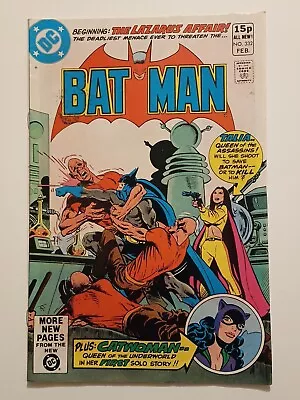 Buy Batman 332 Feb 1981 Talia Catwoman DC Comics • 14.99£