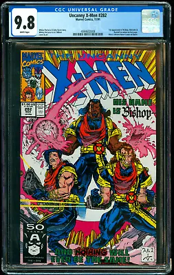 Buy Uncanny X-Men #282 1st App Appearance Of Bishop  CGC 9.8 WP Marvel Comics 1991 • 197.10£