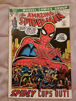 Buy AMAZING SPIDER-MAN #112 (1972 Marvel) Gerry Conway & John Romita • 39.98£