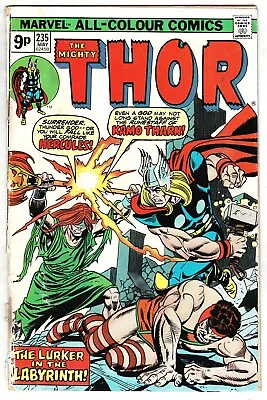 Buy Marvel US Comics' The Mighty Thor #235 May 1975 - Who Lurks Beyond The Labyrinth • 1£