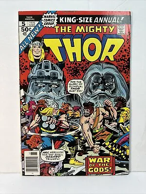 Buy The Mighty Thor Annual #5 1976 Marvel 1st Toothgnasher Toothgrinder VF- 7.5 • 14.22£