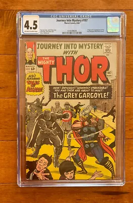 Buy Cgc 4.5 Journey Into Mystery #107 1st Appearance Of The Grey Gargoyle Thor • 179.81£