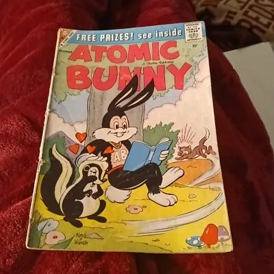 Buy ATOMIC BUNNY 19 Charlton Comic 1959 Silver Age Funny Animal CLASSIC COVER Rabbit • 12.36£