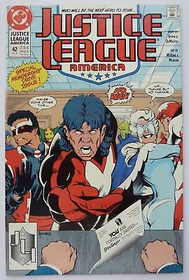 Buy Justice League America #42 - DC Comics September 1990 VG/FN 5.0 • 4.45£