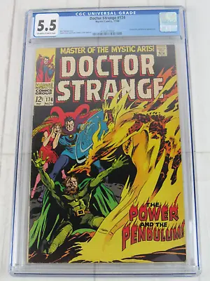 Buy Doctor Strange #174 CGC 5.5 OW To WP Nov. 1968 Marvel Comics 4192477004 • 37.97£