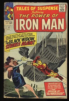 Buy Tales Of Suspense #53 VG 4.0 2nd Appearance Of Black Widow! Marvel 1964 • 70.47£