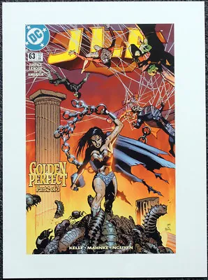 Buy Wonder Woman Poster Page . Jla Justice League Of America 2002 . Dc Comics G37 • 7.99£