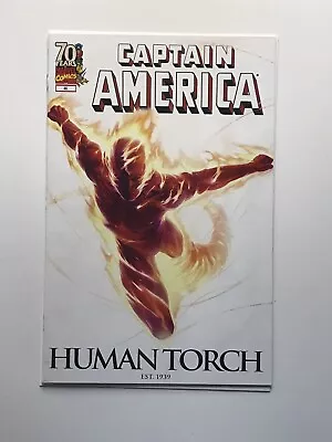 Buy Captain America #46 Vol 5. Golden Age Human Torch Variant. • 2.49£