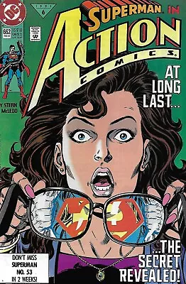 Buy Superman Action Comics 662 Copper Age 1991 Clark Kent Reveals Identity To Lois • 10.82£