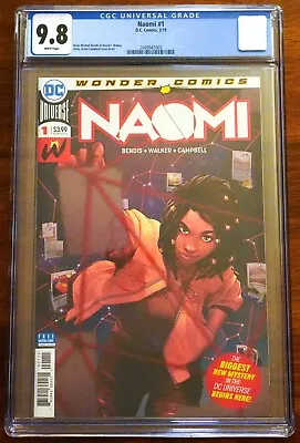 Buy Naomi #1 DC First Print 1st Appearance Of Naomi McDuffie Aka Powerhouse CGC 9.8 • 55.96£