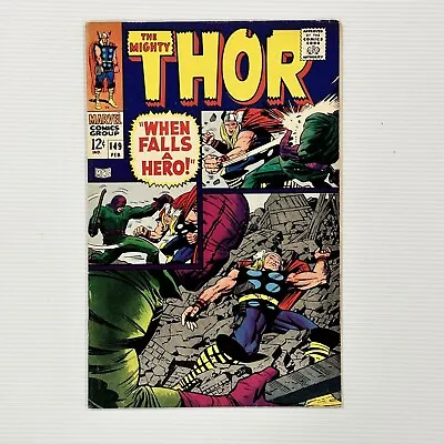 Buy The Mighty Thor #149 1968 FN/VF Cent Copy • 36£