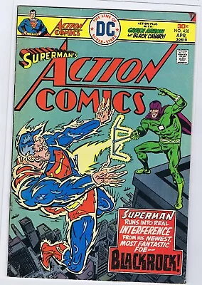 Buy Action Comics 458 3.5 4.0 1st Blackrock  Wk8 • 10.26£