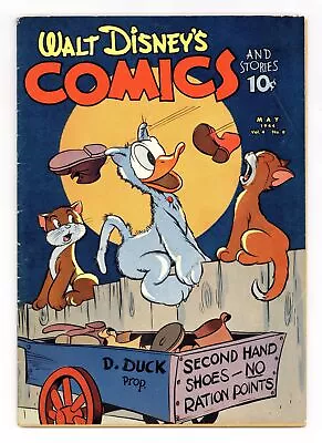 Buy Walt Disney's Comics And Stories #44 VG- 3.5 1944 • 143.22£