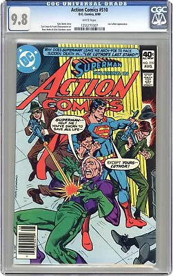 Buy Action Comics #510 CGC 9.8 1980 1255771007 • 102.78£