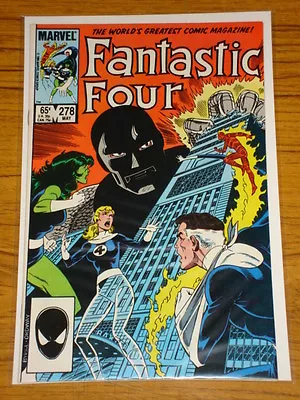 Buy Fantastic Four #278 Vol1 Nm (9.4) Byrne Art Dr Doom May 1985 • 18.99£