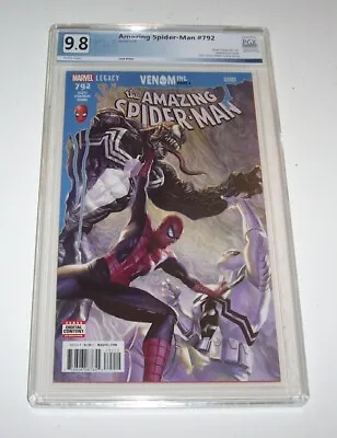 Buy Amazing Spiderman #792 - Marvel 2018 2nd Print Variant - PGX NM/MINT 9.8 • 43.47£