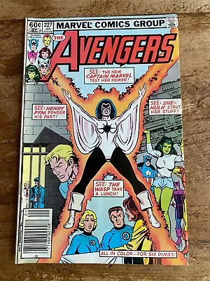 Buy Avengers #227 Marvel 1983 2nd App Monica Rambeau As Captain Marvel 1983 O • 9.59£