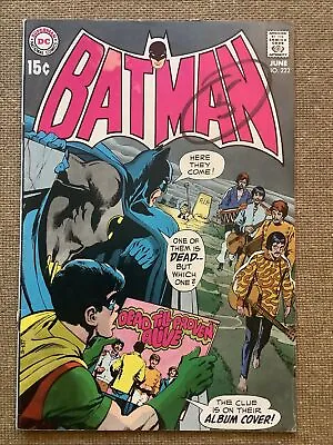 Buy BATMAN #222 (DC Comics 1970) Neal Adams Iconic Beatles Cover! VG+ • 197.47£
