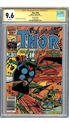 Buy 1986 Thor #366 CGC SS 9.6 SIGNED Walt Simonson Cover Story & Art 1st Throg Cover • 177.89£
