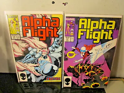 Buy Marvel Alpha Flight 46-47 Lot~Bagged Boarded • 10.85£