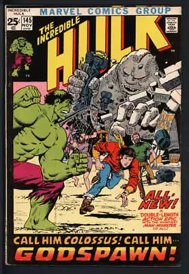 Buy Incredible Hulk #145 7.0 // Herb Trimpe & John Severin Cover Marvel Comics 1971 • 35.98£
