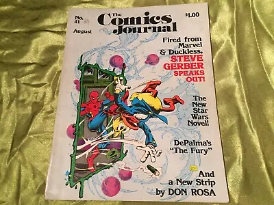 Buy THE COMICS JOURNAL #41 [Aug 1978] Steve Gerber Speaks Out!, Star Wars GOOD • 11.99£
