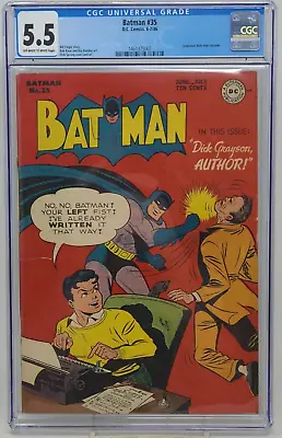 Buy Batman #35 ~ Dc 1946 ~ Cgc 5.5 ~ New Catwoman Costume • 983.41£