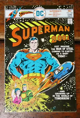 Buy Superman #300 - 1976 DC Comics Bronze Age Superhero Comic “Superman 2001” - VF • 11.79£