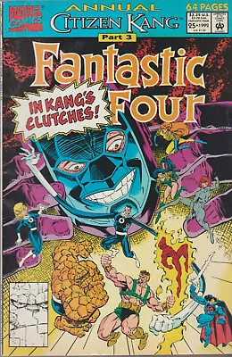 Buy Marvel Comics Fantastic Four Annual #25 (1992)kang 1st Anachronauts 1st Print Vf • 19.95£