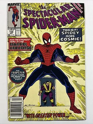 Buy Spectacular Spider-Man #158 (1989) Newsstand ~ Marvel Comics • 11.38£