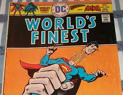Buy DC WORLD'S FINEST #235 Superman And Batman From Jan. 1976 In VG Condition • 7.19£