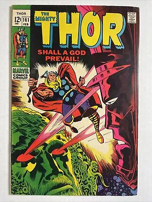 Buy Thor #161 VF 1969 Marvel Comics Galactus Kirby • 79.95£