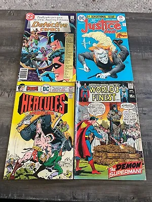 Buy Dc Lot Of 4-detective 500-justice Inc 1-hercules 5-world's Finest 187-wood-kirby • 4.82£