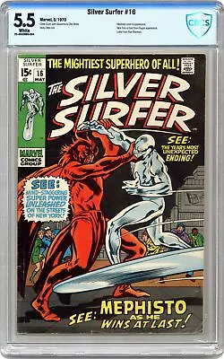Buy Silver Surfer #16 CBCS 5.5 1970 22-45CDBB5-004 • 140.75£