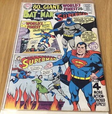 Buy World’s Finest #179 October/november 1968 80pg Comic & Bagged* • 28.97£
